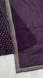 [PRE-ORDER] Ready Made Anarkali Gown With Crunchy Silk With Fully Flair (10-15days delivery)