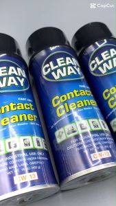 สเปรย์ทําความสะอาดหน้าสัมผัสแห้งเร็ว ยี่ห้อ CLEANWAY CONTACT CLEANER (ขนาดใหญ่ 470 ml.)