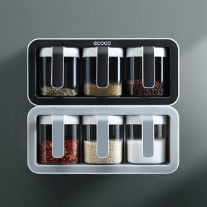 Wall-mounted Seasoning Storage Organizer
