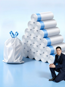 HANSHILIUJIA | Heavy Duty Auto Sealing Garbage Bags