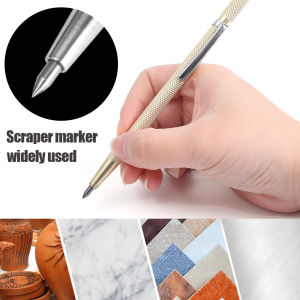【Free Shipping】Tungsten Steel Alloy Scribe Pen Metal Tile Cutting Pen Marble Spatula Diamond Marker Pen