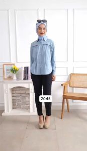 MEYDI Atasan Wanita Dewasa Premium Bahan Cotton Yokka One Size (45)