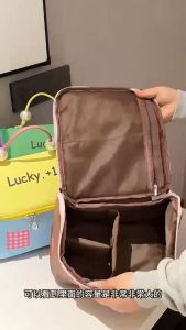 【พร้อมสต็อก|ส่งจากกทม】กระเป๋าเครื่องสําอางรูปบ้านการ์ตูนความจุขนาดใหญ่มือถือแต่งหน้ากระเป๋าแบบพกพาไนลอนมัลติฟังก์ชั่กันน้ําถุงเก็บผลิตภัณฑ์ดูแลผิวผู้หญิง