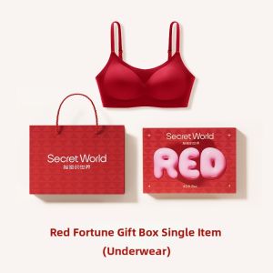 Secret World | Red Lifting Bra Set