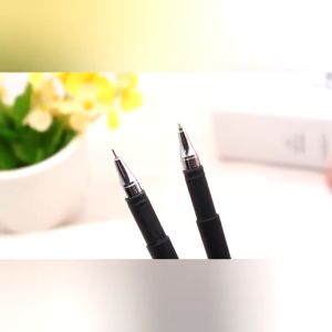 black 0.5mm needle tube frosted gel pen student office supplies