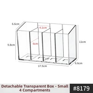 Transparent Acrylic Narrow Storage Box