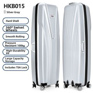 PGM GOLF | Womens New Clear Hard Shell Check-in Golf Travel Bag