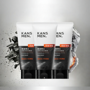 KANS | Sữa Rửa Mặt Đất Sét Núi Lửa Amino Acid Kiểm Soát Dầu Mụn Đầu Đen Cho Nam