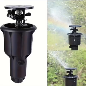jz High Water Pressure 360 Degrees Rotating Watering Pop-up Spray Head Sprinkler 1/2 inch 3/4 inch Integrated Sprinkler
