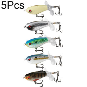 GOBAIT Topwater Fishing Lure with BKK Hooks - Easy Catch Plopper Instant Start Swim & Sound Long Cast 1-5Pcs Spin Hard Baits