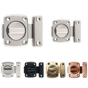 180° Double Sided Rotate Bolt Latch Gate Latches Door Slide Lock Twist Rotating Barrel Lock Home Security Latch Toilet Door Lock