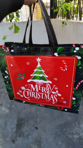 Edepot Christmas Eco Bag Non-Woven Fabric Waterproof Reusable Handbag Gift bag