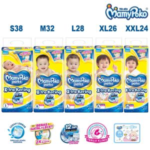 Mamypoko Pants Xtra Kering S38 M32 L28 XL26 XXL24