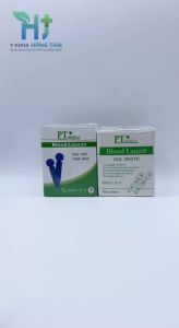 Kim Dẹp Lấy Máu Blood Lancet PT Medical (Hộp 100 Kim) Thân Kim Nhỏ Đầu Nhọn Sắc Để Lấy Máu Dễ Dàng