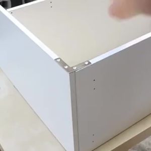 L Shape Flat Bracket Metal Flat Corner Bracket Right Angle Corner Brace Mending Plate for Wood Frame Furniture Fixing Joining