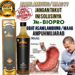 M Biopro Asli Obat Asam Lambung Herbal 380 ml Terbukti Ampuh Reaksi Cepat