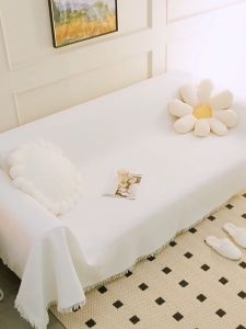 [MIEM-STORE]ผ้าคลุมโซฟา ผ้าห่มโซฟา ยุโรปเหนือ สีทึบ ผ้าห่ม ผ้าขนหนูโซฟา ฝาปิดกันฝุ่น ลม INS ความเรียบง่าย เบาะโซฟา ปก ปลอกหมอนอิง