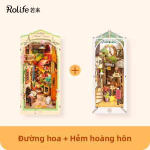 JINWUCHUANGYI | Quà Tặng Đồ Chơi Ghép Hình Nhà Sách 3D DIY Cho Bé Gái