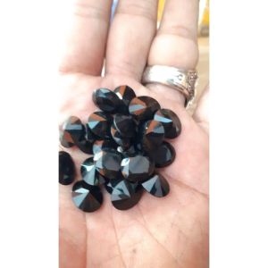 batu akik lepasan black oni cuting intan hitam