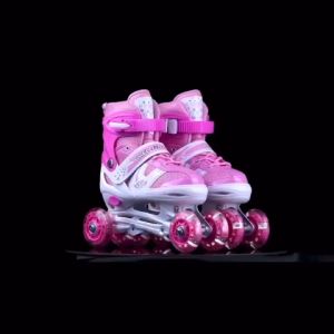 PROMO SEPATU RODA MERK POWER MODEL INLINE / BAJAJ / MOBIL RODA 4 SEPATU RODA ANAK FREE BAUT KUNCI L