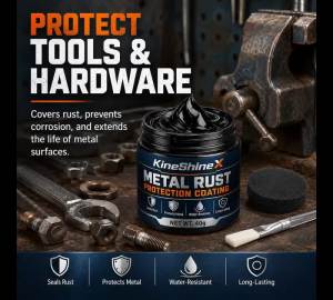 40ml Metal Rust Protection Black Repair Paste Car Black Rust Repair Paste Metal Protection Restoration Coating For Car