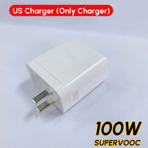 OnePlus | Oneplus Charger Original 100W 80W USB Adapter SUPERVOOC Type C 10A Cable For Oppo Realme Fast Chargers One Plus 15 13 12 11 Pro