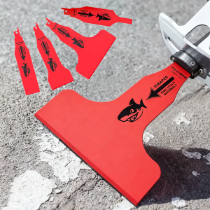 Bộ 4 Lưỡi Cưa Reciprocating Bằng Thép Carbon Cao Dụng Cụ Làm Sạch Gạch Dùng Để Loại Bỏ Vữa Và Keo Dính Trên Tường Gốm