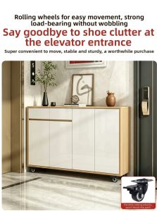 ENLUOLIJIA | High-end Outdoor Shoe Cabinet With Drawer Wheels