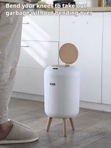 [HomeAmaze] Nordic Style Indoor Trash Bin 8L Desktop Trash Bin 2L Dustbin Garbage Bin