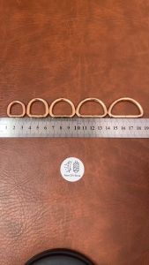 Khoen Chữ D -  Móc Chữ D Hợp Kim Mạ Vàng Dày 4.7mm Nhiều Size Phụ Kiện Làm Túi Xách Da Handmade DIY