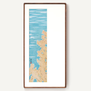 New Chinese Style Decorative Painting Mountain Water Landscape Ink And Wash Vertical Version Bedroom Living Room Tea Room Decoration
