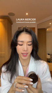 แป้ง ลอร่า เมอร์ซิเออร์ Setting Powder สี Translucent 29g แป้งฝุ่น โปร่งแสง แป้งคุมมัน