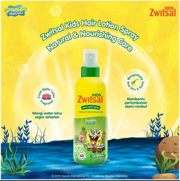 Zwitsal Hair Lotion Spray 100 ml Lazada Indonesia