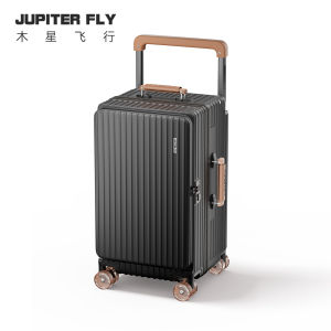 JUPITER FLY | Womens Side-Opening Aluminum Frame Wide Handle Expandable Large Capacity Luggage