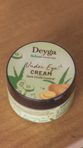 Deyga Under Eye Cream 15g | Natural Dark Circle Remover | Reduces Puffiness Fine Lines & Wrinkles | Hydrating Eye Care for All Skin Types