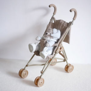 Childrens Toy Shopping Cart Doll Baby Birthday Gift Realistic Pretend Play Girls Toy Carriage Early Education Play Gifts for Kids