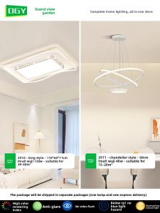DGY | Minimalist Modern Crystal Living Room Dining Room Bedroom Full House Set Ceiling Lights