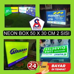 Neon Box 2 sisi 1 Hari jadi
