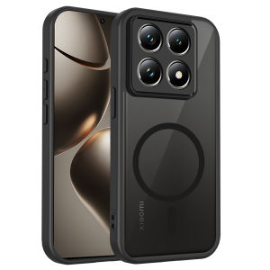 For Xiaomi 14T Pro Case for Magsafe Shockproof Silicone Bumper Clear Airbag Back Cover Hard Matte Phone Case for Xiaomi 14T Pro