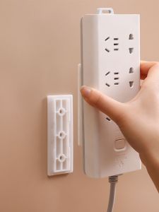 Bộ Điều Khiển Ổ Cắm Tường Bằng Nhựa Có Thể Gắn Tường Bộ Lưu Trữ Dây Cáp Đồ Dùng Tổ Chức Gia Đình Dễ Thương Mignon