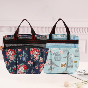 Two piece set of new tote beach bags Large capacity fitness swimsuit storage bag Portable Oxford cloth mesh bag