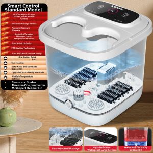Konka | Konka Automatic Electric Heated Massage Foot Bath Tub Home Health Care Foot Soaking Bucket Constant Temperature Bathing Device
