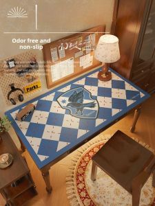 Harry Potter Study Desk Mat Office Mouse Pad Waterproof Tablecloth Student Writing Desk Dining Table Decor European Style Long Rectangle PVC Material