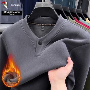 TUCANO | Warm Fleece Lined Half Turtleneck Versatile Underwear Sweater