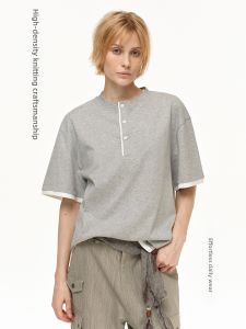MADWITCH | American Retro Two-Piece Look Loose Fit Short Sleeve T-Shirt