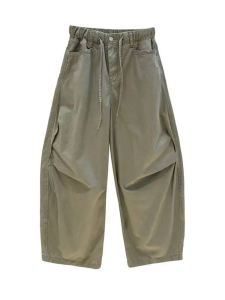 Shalldoer | กางเกงขายาวทรงตรงสีพื้นสไตล์เกาหลีสำหรับผู้หญิง ฤดูร้อนปี 2025 กางเกงขายาวทรงตรงยาวถึงข้อเท้าสำหรับผู้หญิงตัวเล็ก กางเกงขายาวทรงตรงสีพื้นสไตล์เกาหลี