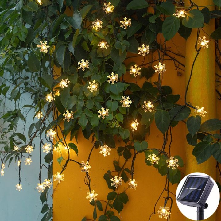 5M 20LED Solar Xmas Lights Outdoor Waterproof Heavy Duty Christmas
