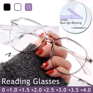 แว่นตาสำหรับผู้หญิงสายตายาว 100 ~ 400 แว่นอ่านหนังสือแฟชั่น OYKI