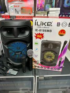 BLUETOOTH SPEAKER WITH 2 MICROPHONE WIRELESS AND WIRED NEW