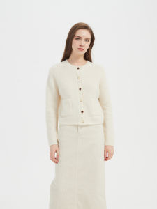 Petit Bari | Thick Knit Warm Wool Sweater Cardigan